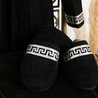 Anka Black & Silver Bathrobe (His)