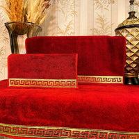 Anka Burgundy Towel Set