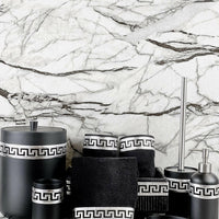 Anka Exclusive Black & Silver Bathroom Set