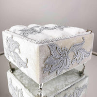 Ayla Silver Towel Box Set