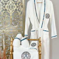 Personalized Initial Lyra Bathrobe (His)