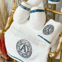 Personalized Initial Lyra Bathrobe (His)