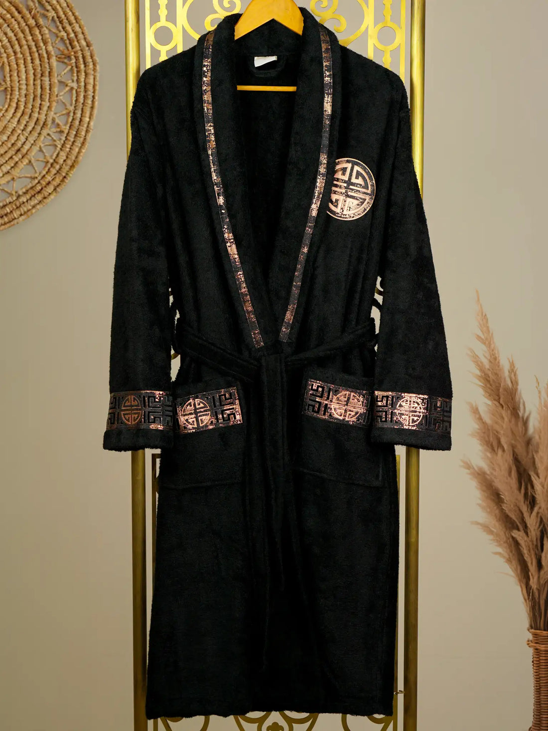 Hera Black Bathrobe (His)