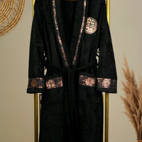 Hera Black Bathrobe (His)
