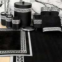 Anka Exclusive Black & Silver Bathroom Set