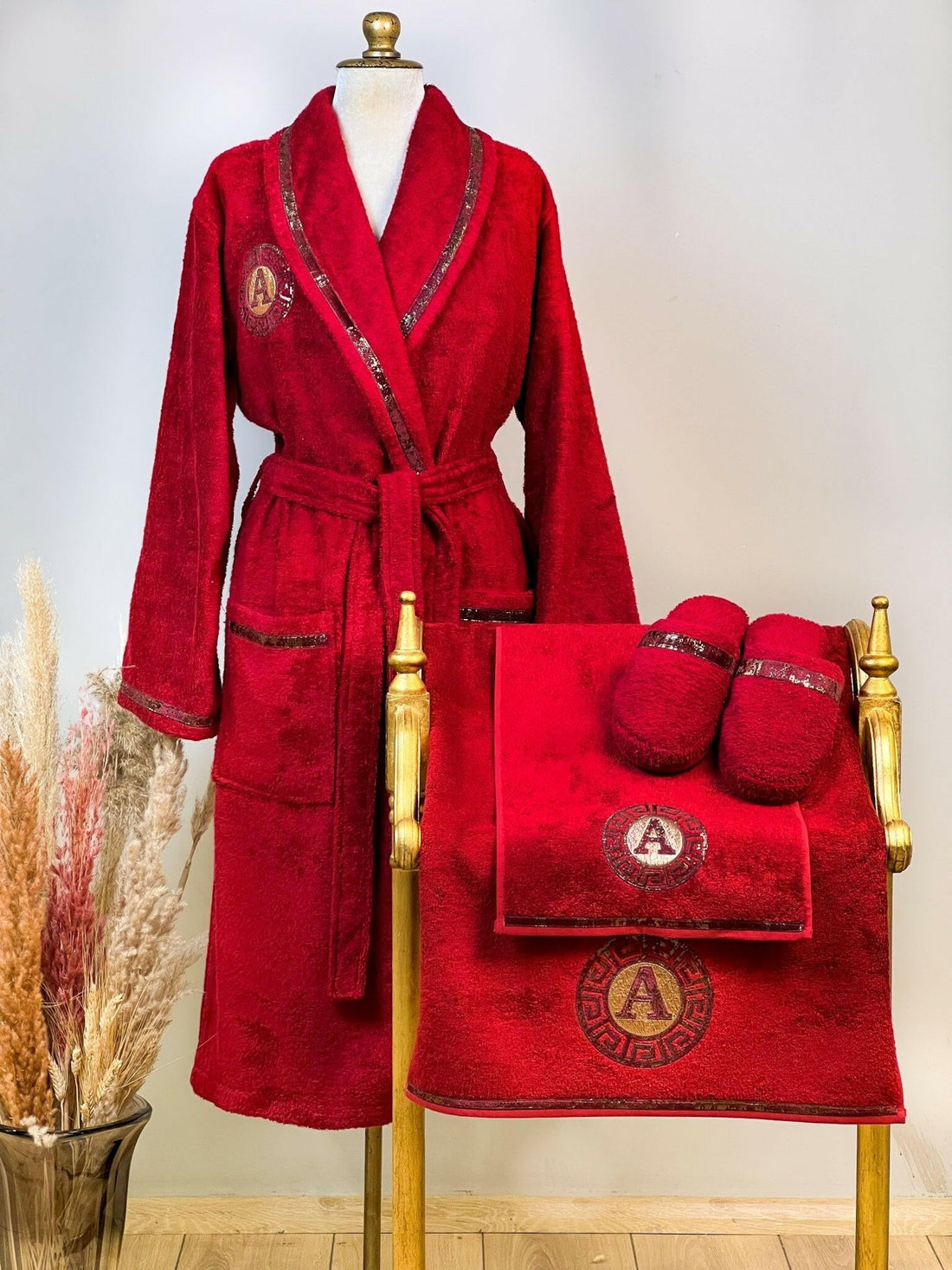 Custom Monogram Kaan Bathrobe Set (Her & His)