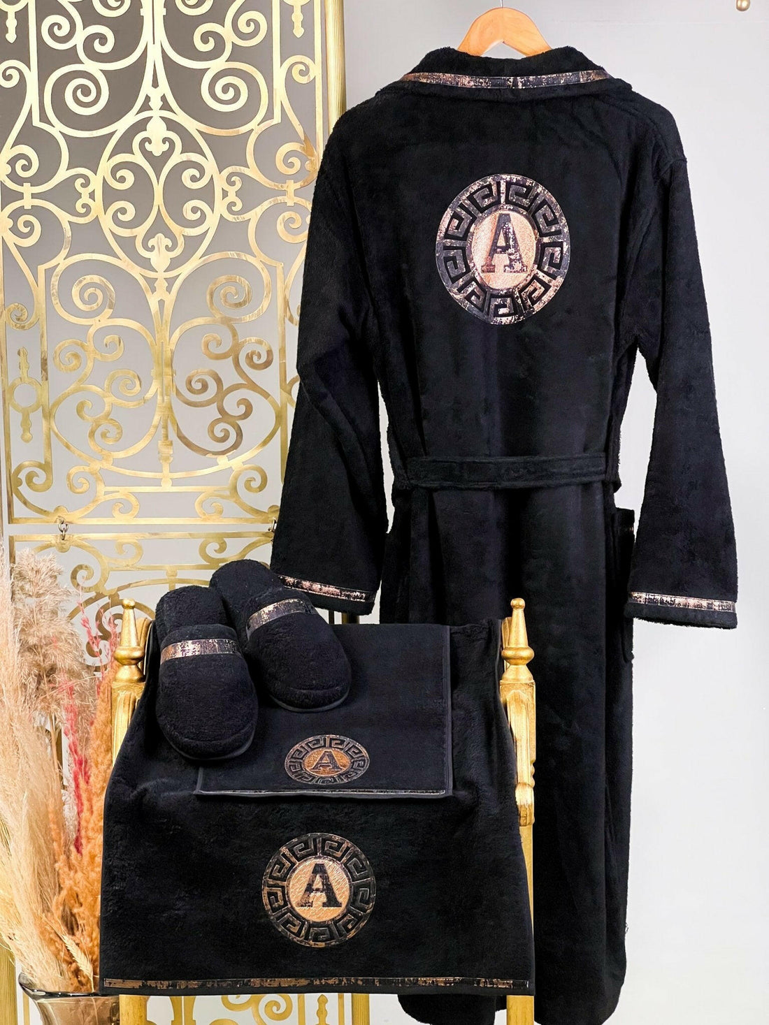 Custom Monogram Kaan Bathrobe Set (Her & His)