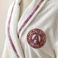 Personalized Initial Lyra Bathrobe (Her)
