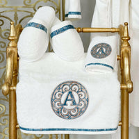 Personalized Initial Lyra Bathrobe (His)