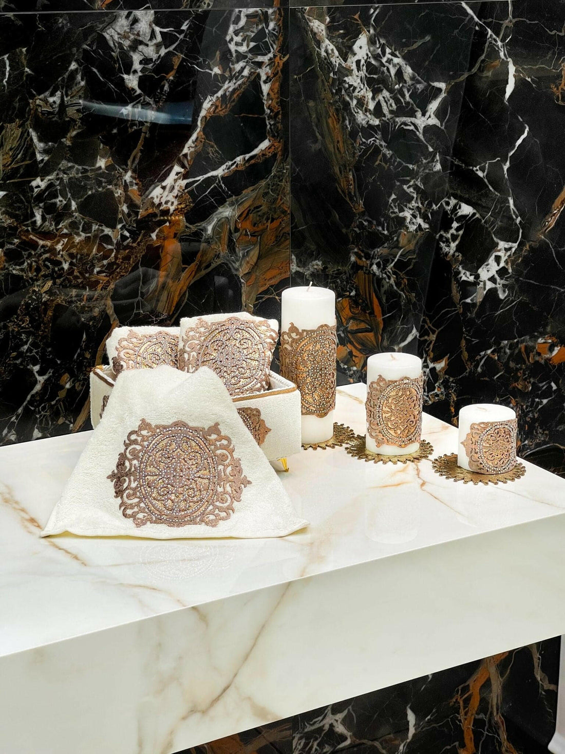 Ruya Towel Box Set