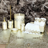 Sena Gold Bathroom Set